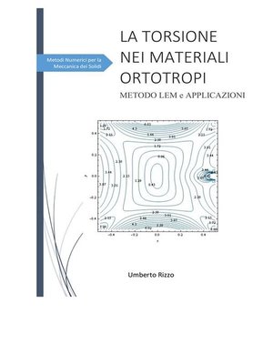 cover image of La torsione nei materiali ortotropi
